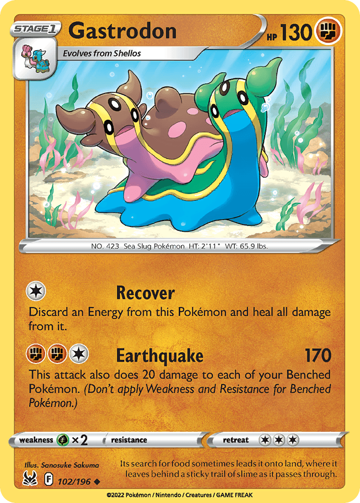 Gastrodon Pokémon card