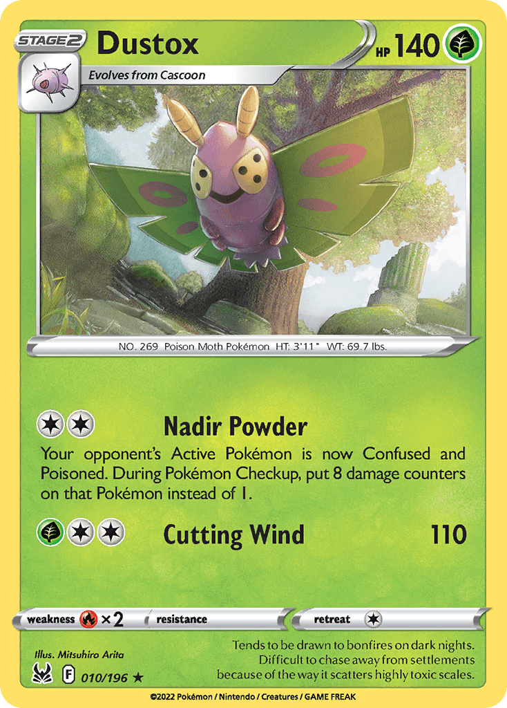 Dustox Pokémon card