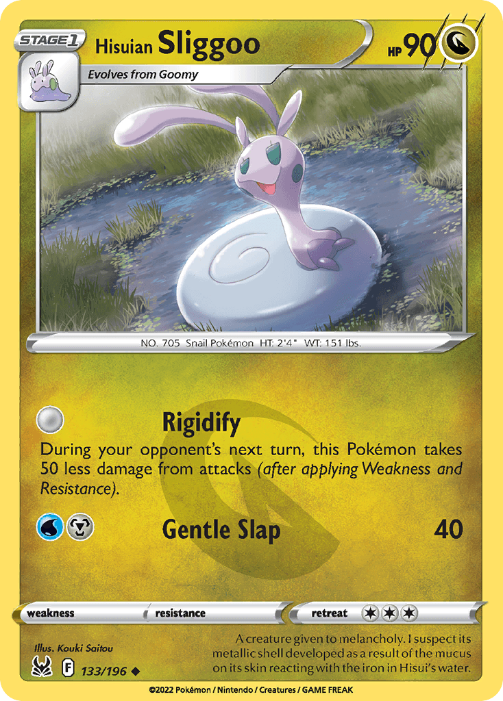 Hisuian Sliggoo Pokémon card