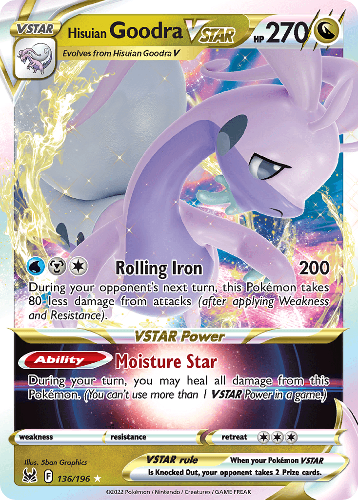 Hisuian Goodra VSTAR — Rare Holo VSTAR