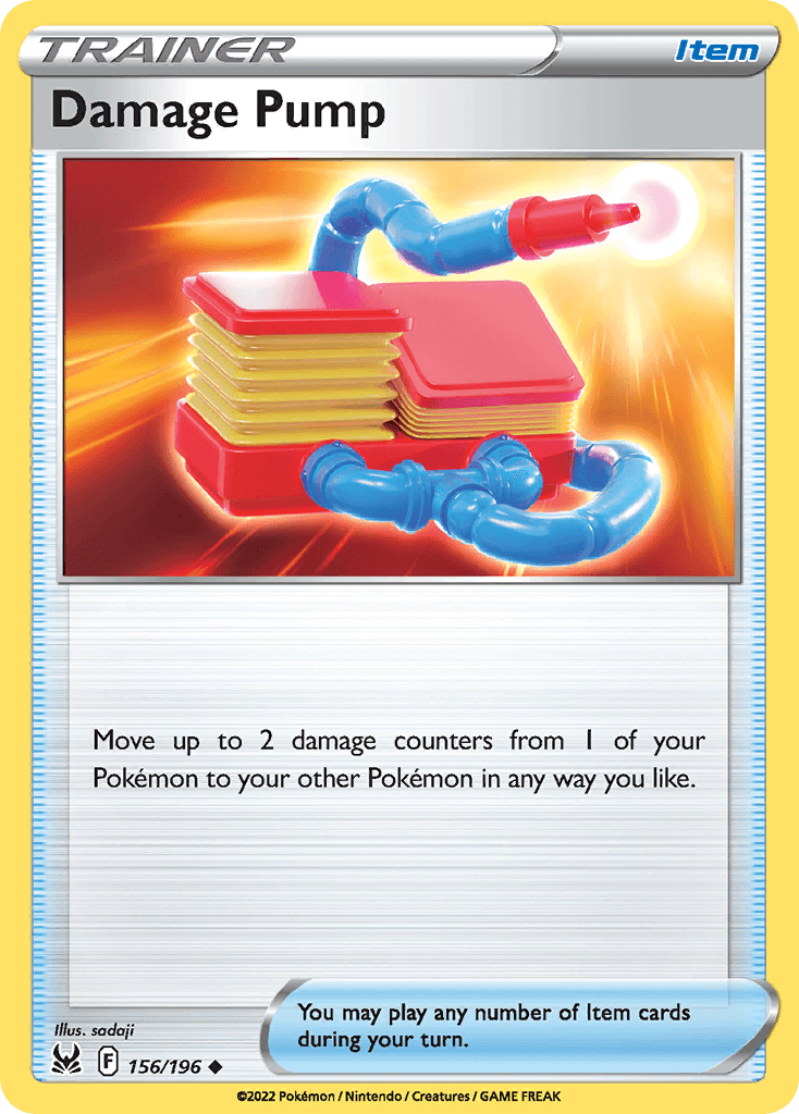 Damage Pump Pokémon card