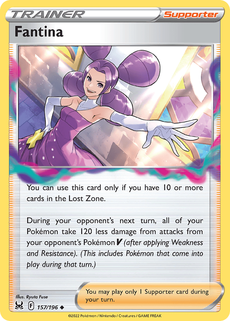 Fantina Pokémon card