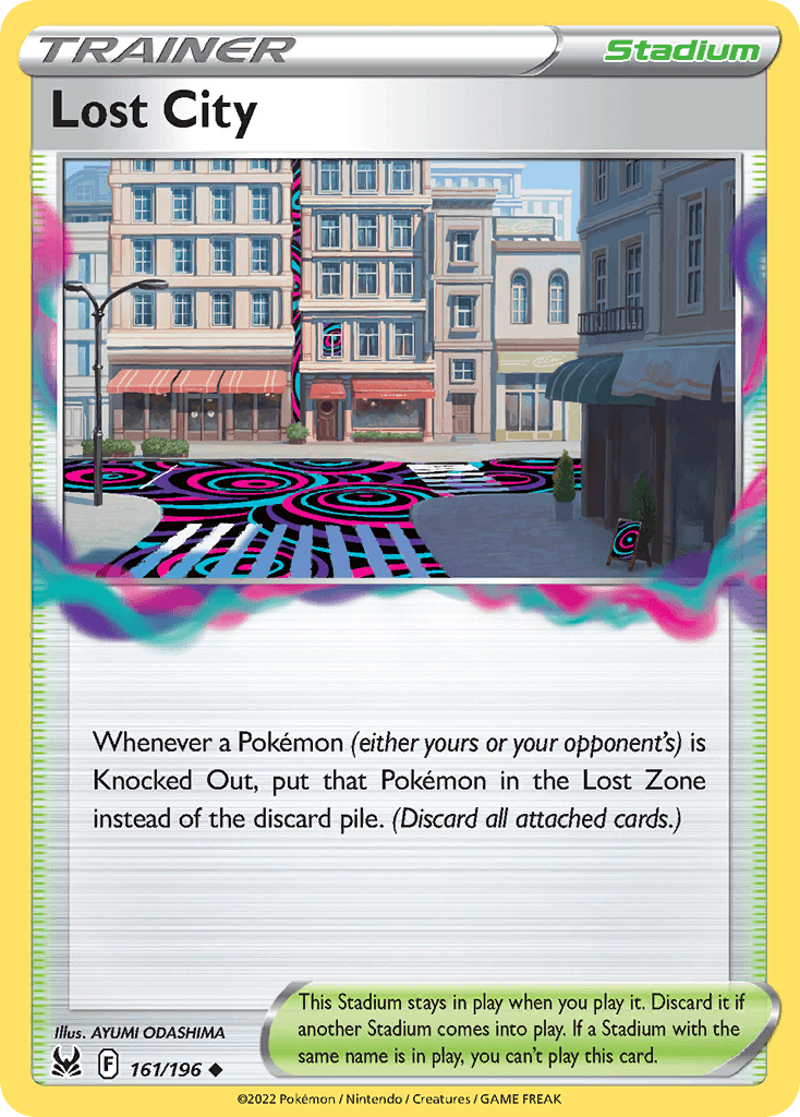Lost City Pokémon card