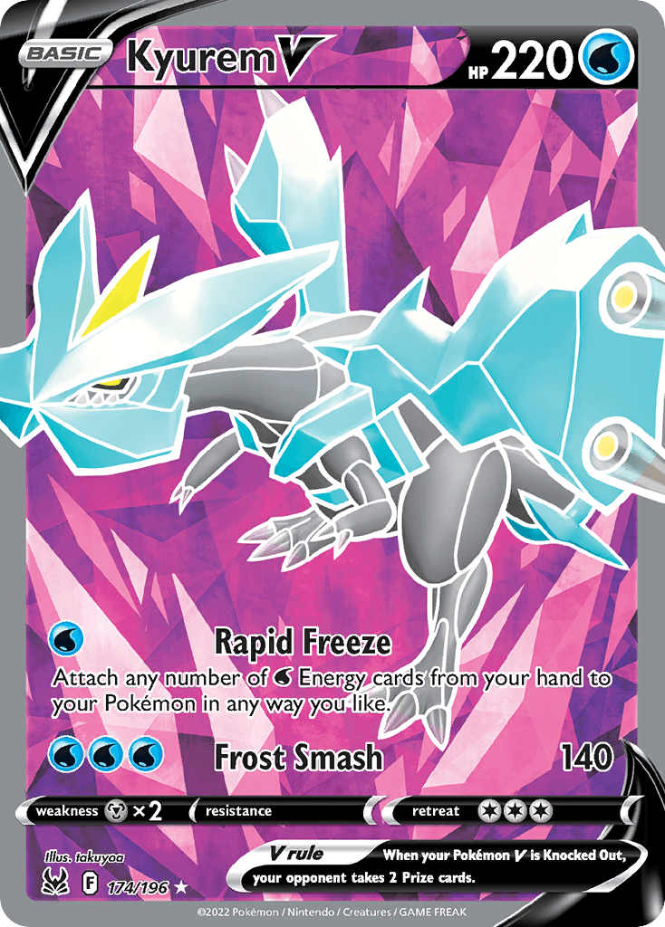 Kyurem V Pokémon card