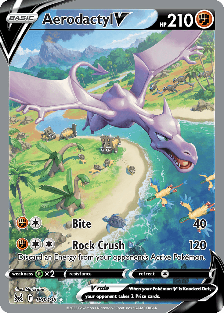 Aerodactyl V Pokémon card