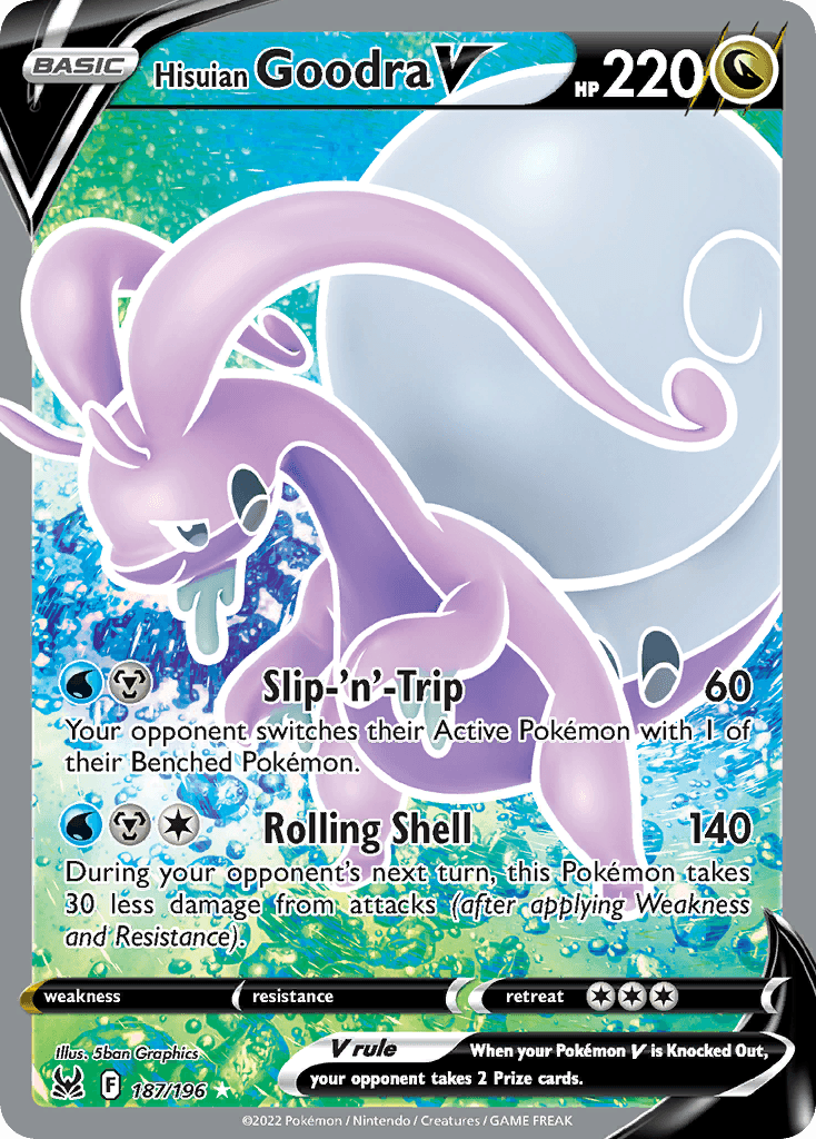 Hisuian Goodra V Pokémon card