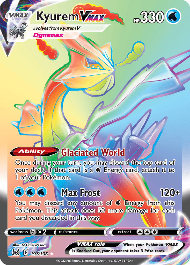 Kyurem VMAX Pokémon card