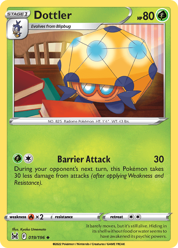 Dottler Pokémon card