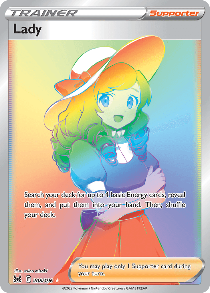Lady Pokémon card
