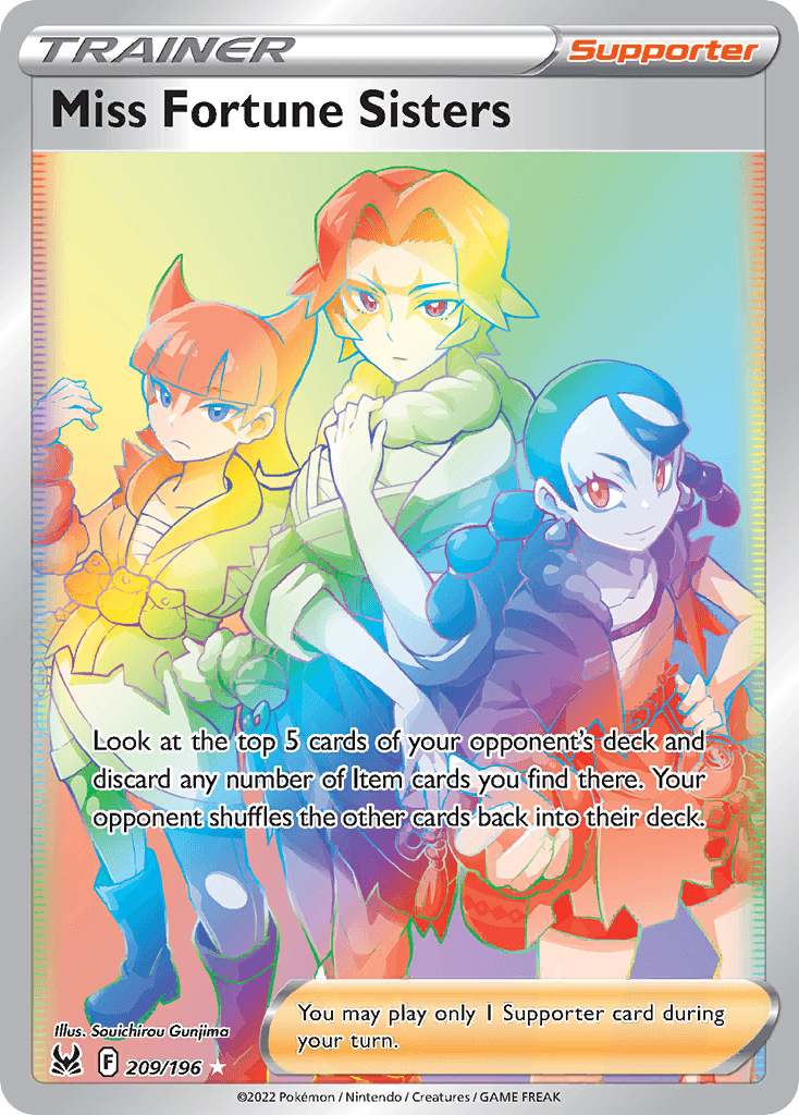 Miss Fortune Sisters Pokémon card