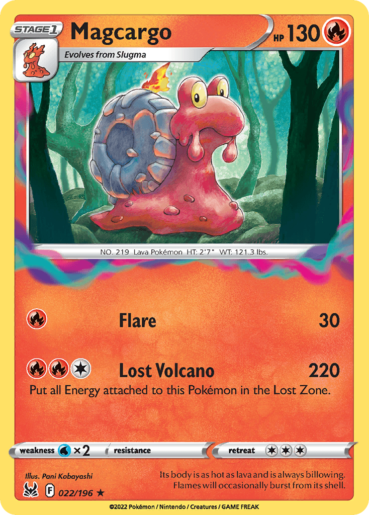 Magcargo Pokémon card