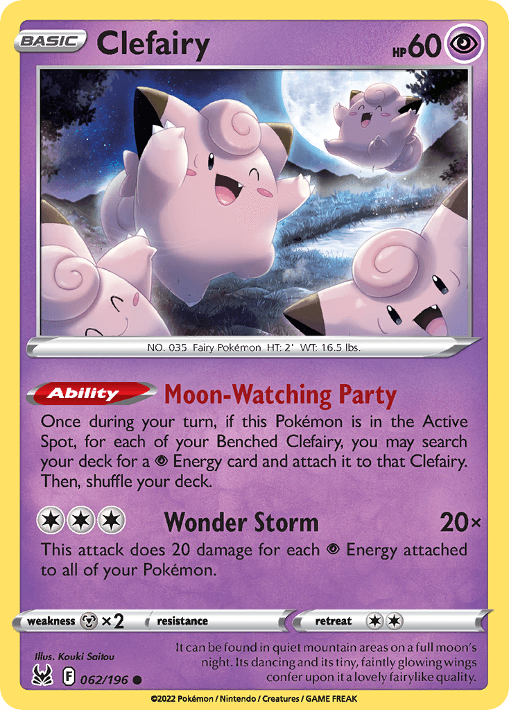 Clefairy Pokémon card