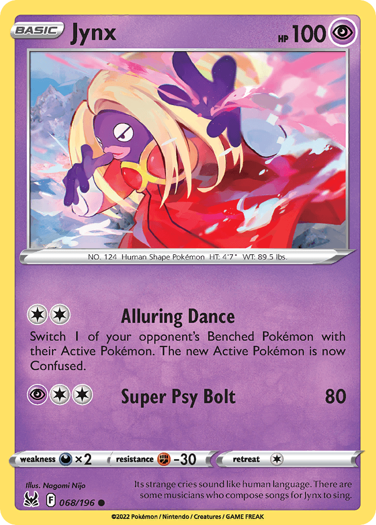 Jynx Pokémon card