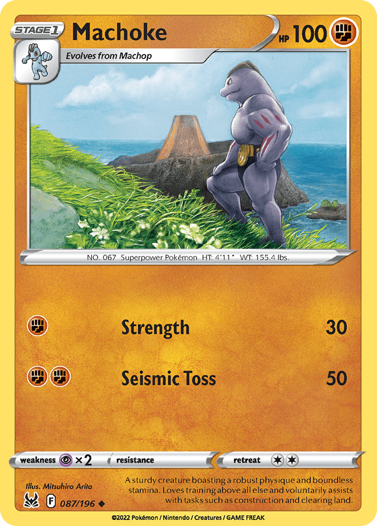 Machoke Pokémon card