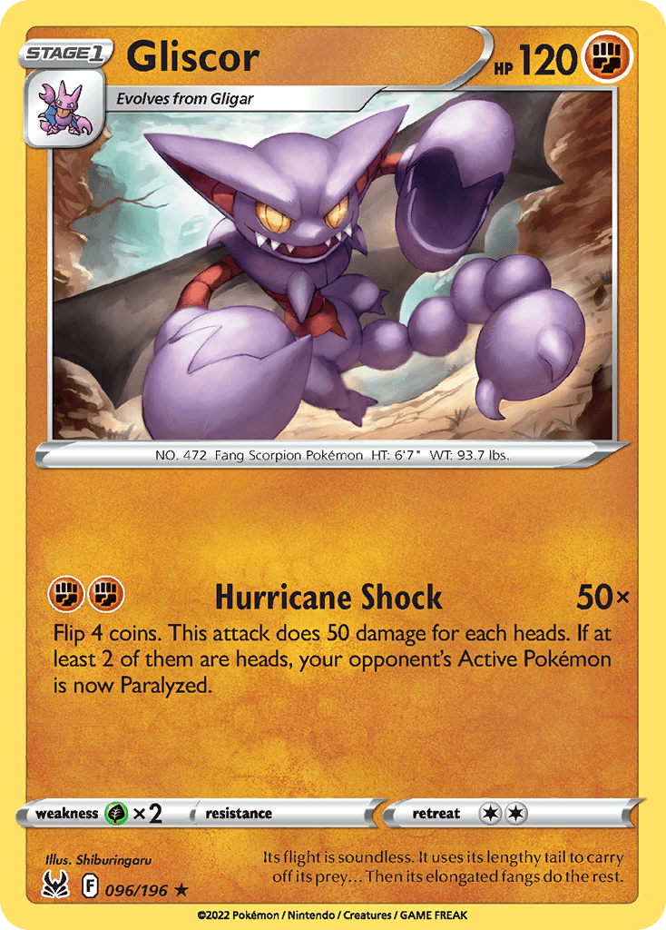 Gliscor Pokémon card