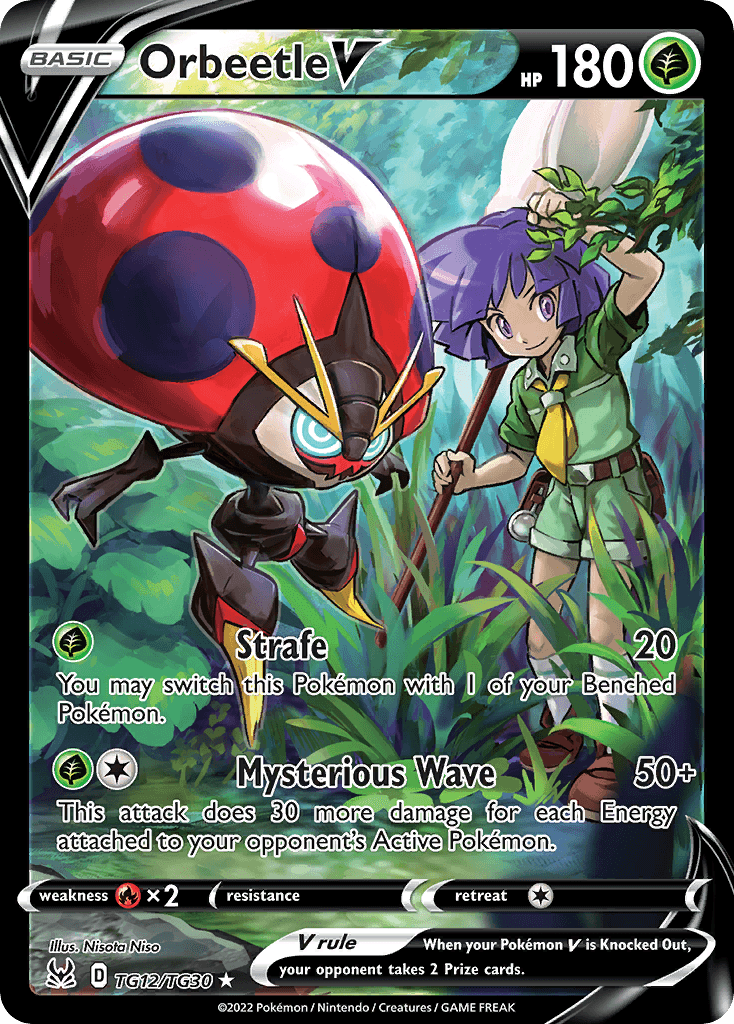 Orbeetle V — Rare Holo V