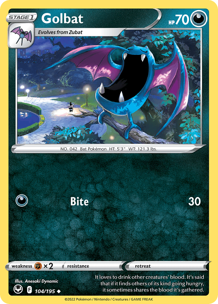Golbat illustrated by Anesaki Dynamic