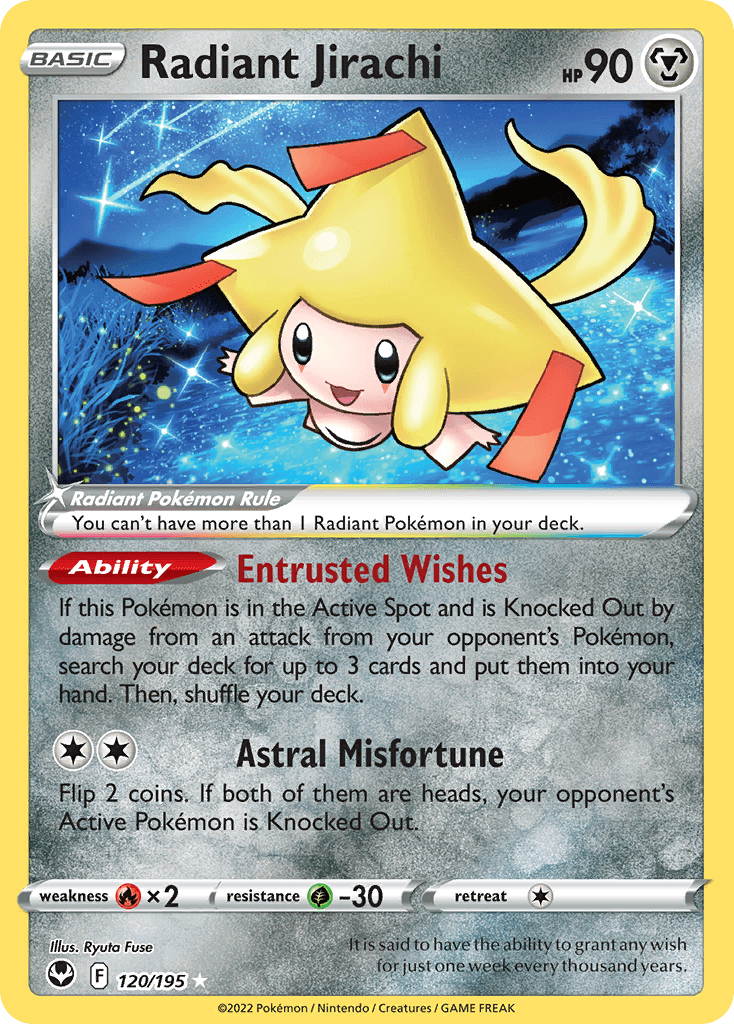 Radiant Jirachi — Radiant Rare
