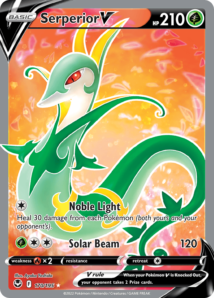 Serperior V illustrated by Ayaka Yoshida