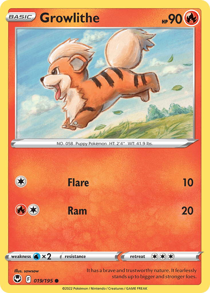 Growlithe illustrated by sowsow