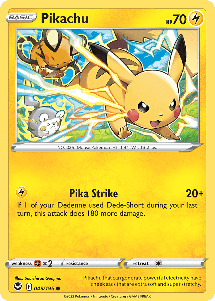 Pikachu from Silver Tempest