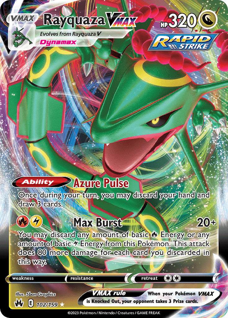 Rayquaza VMAX from Crown Zenith