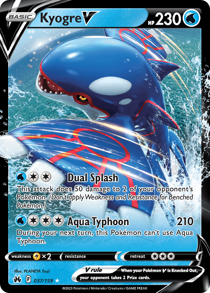 Kyogre V from Crown Zenith