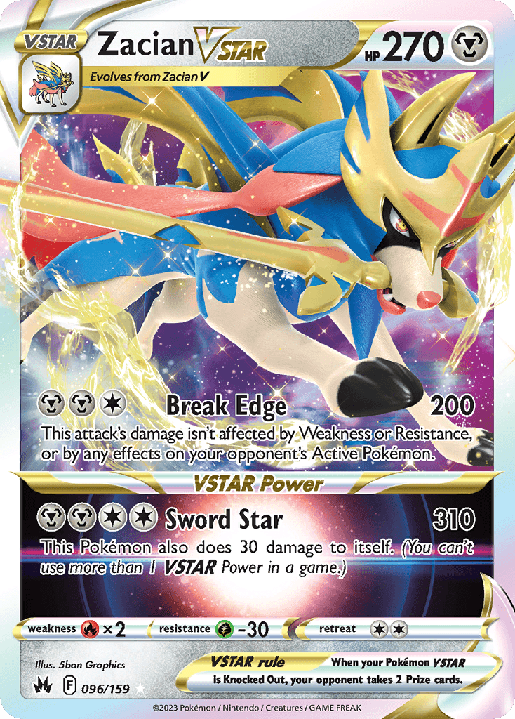 Zacian VSTAR — Rare Holo VSTAR
