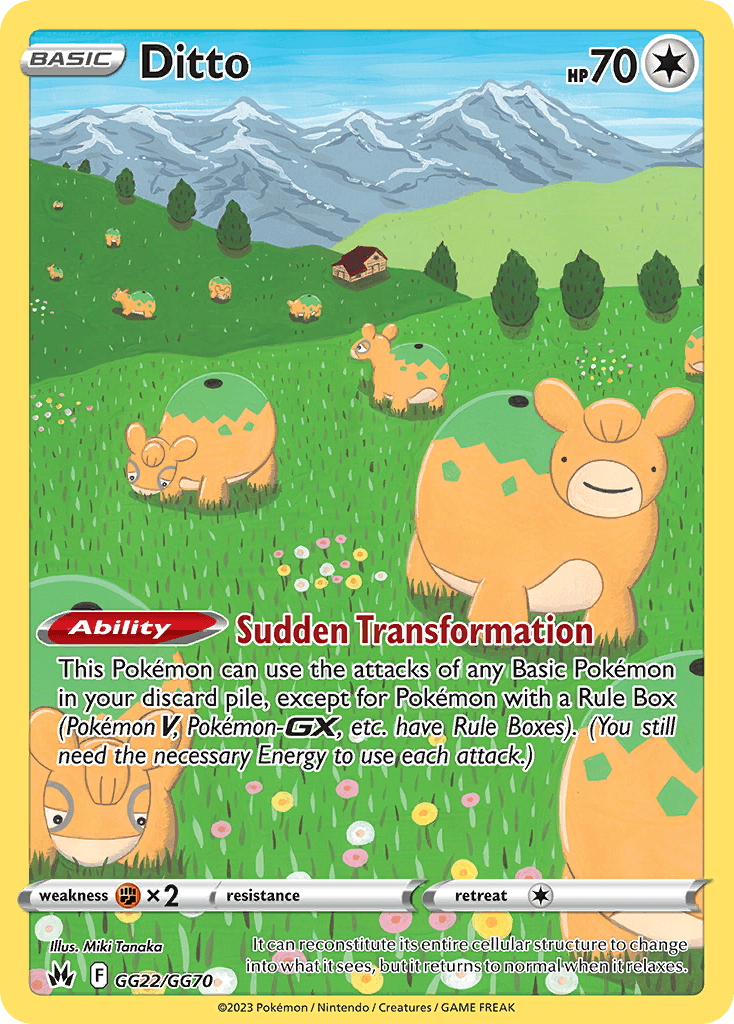 Ditto — Trainer Gallery Rare Holo