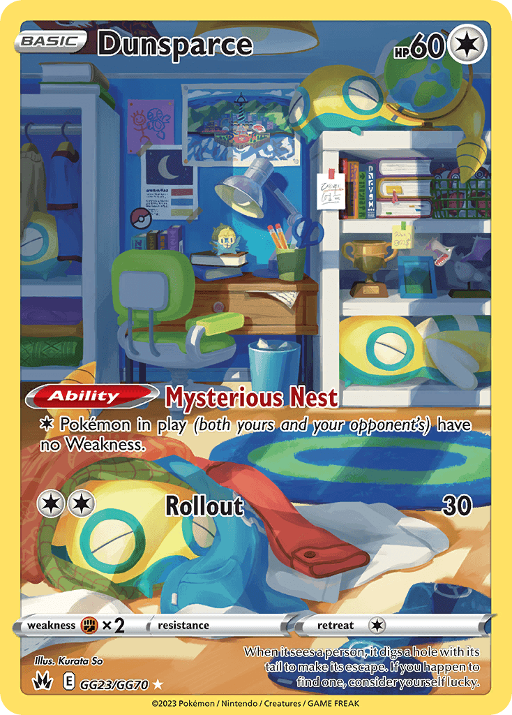 Dunsparce Pokémon card