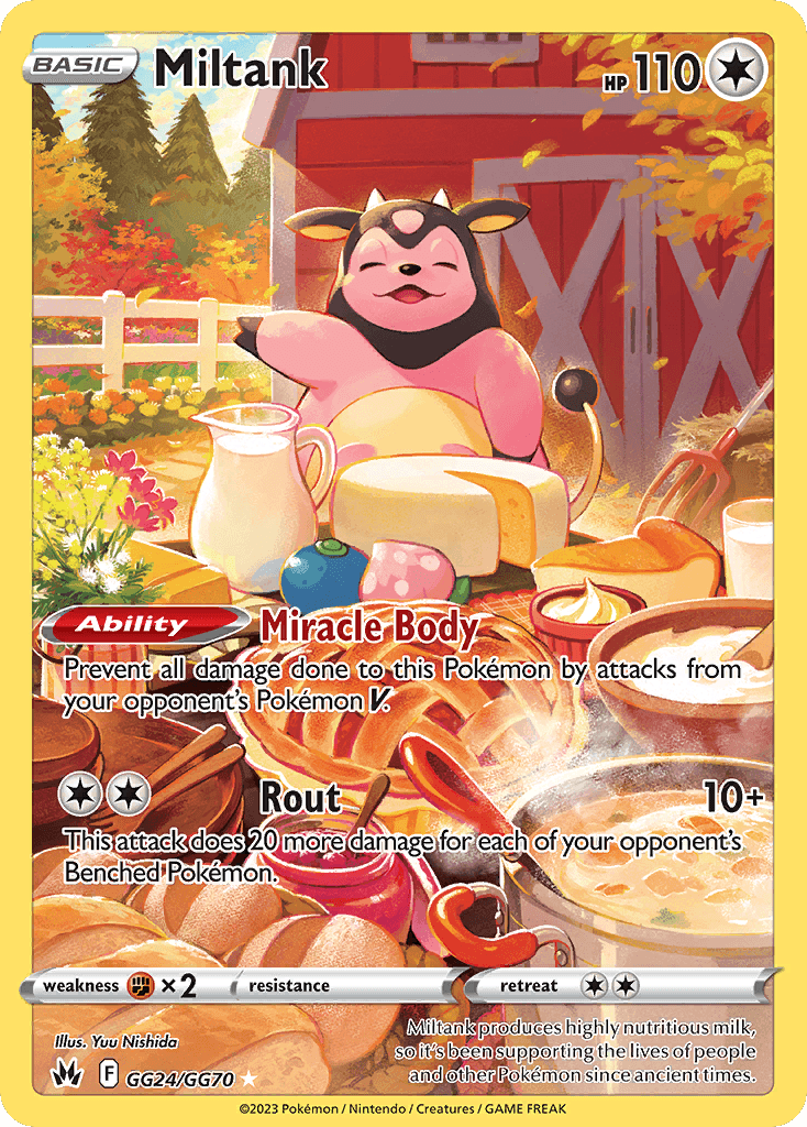Miltank — Trainer Gallery Rare Holo