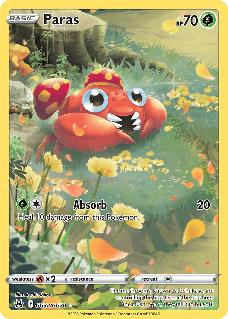 Paras — Trainer Gallery Rare Holo