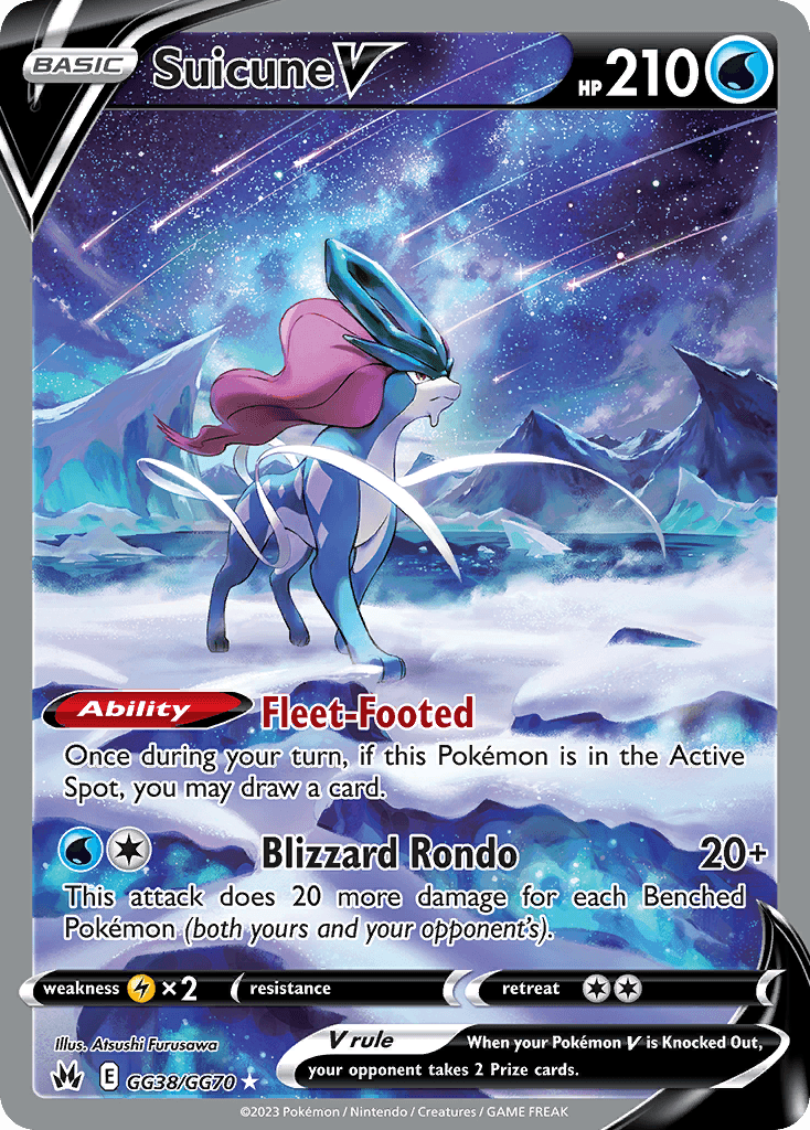 Suicune V — Rare Holo V
