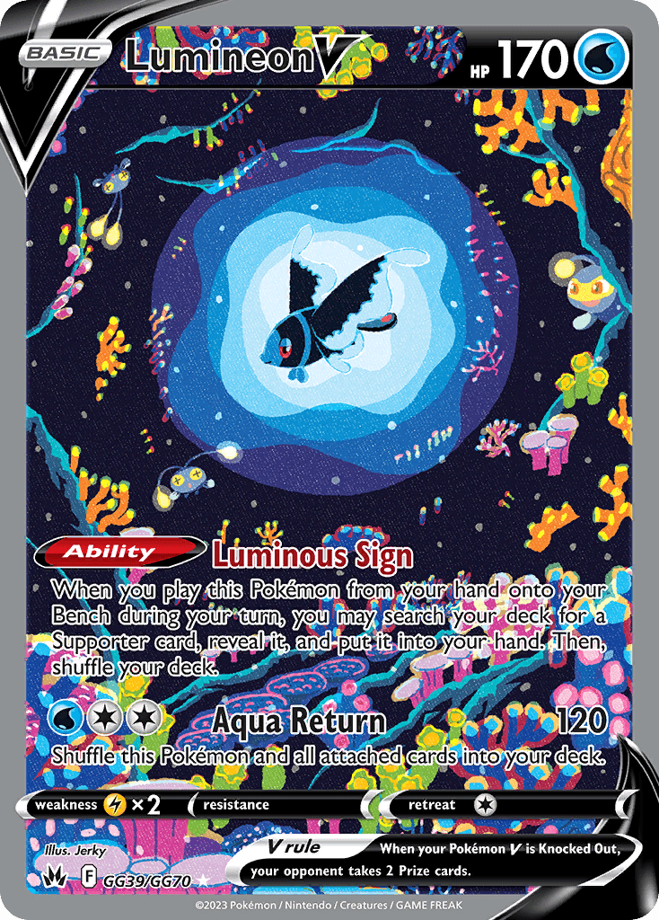 Lumineon V — Rare Holo V
