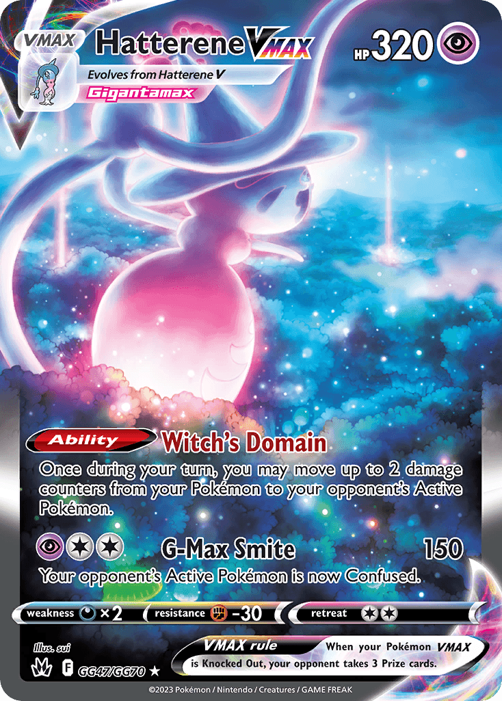 Hatterene VMAX Pokémon card