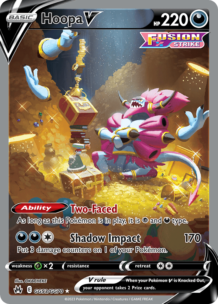 Hoopa V — Rare Holo V