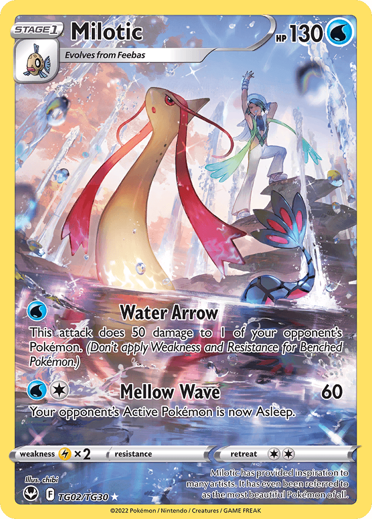 Milotic — Trainer Gallery Rare Holo