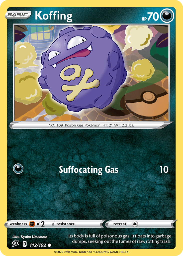 Koffing Pokémon card
