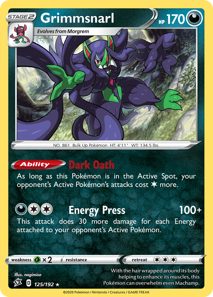 Grimmsnarl Pokémon card