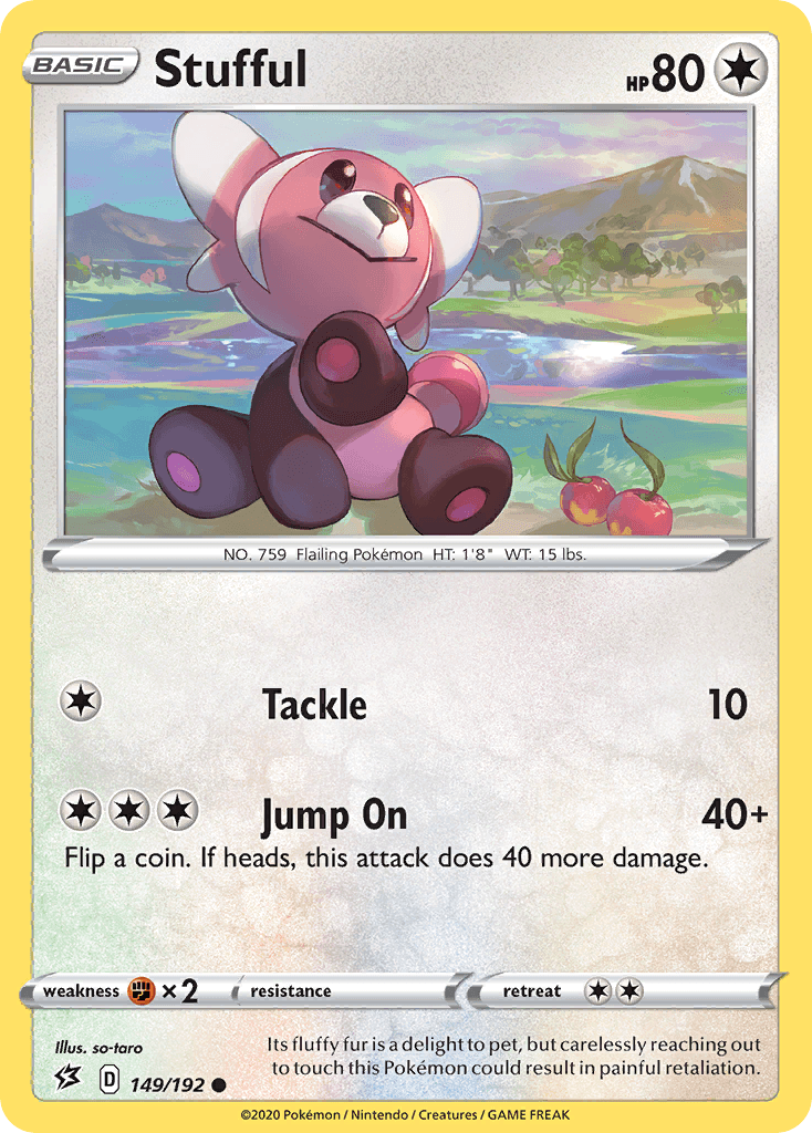Stufful Pokémon card