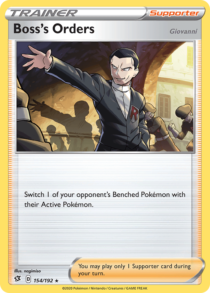 Boss's Orders Pokémon card