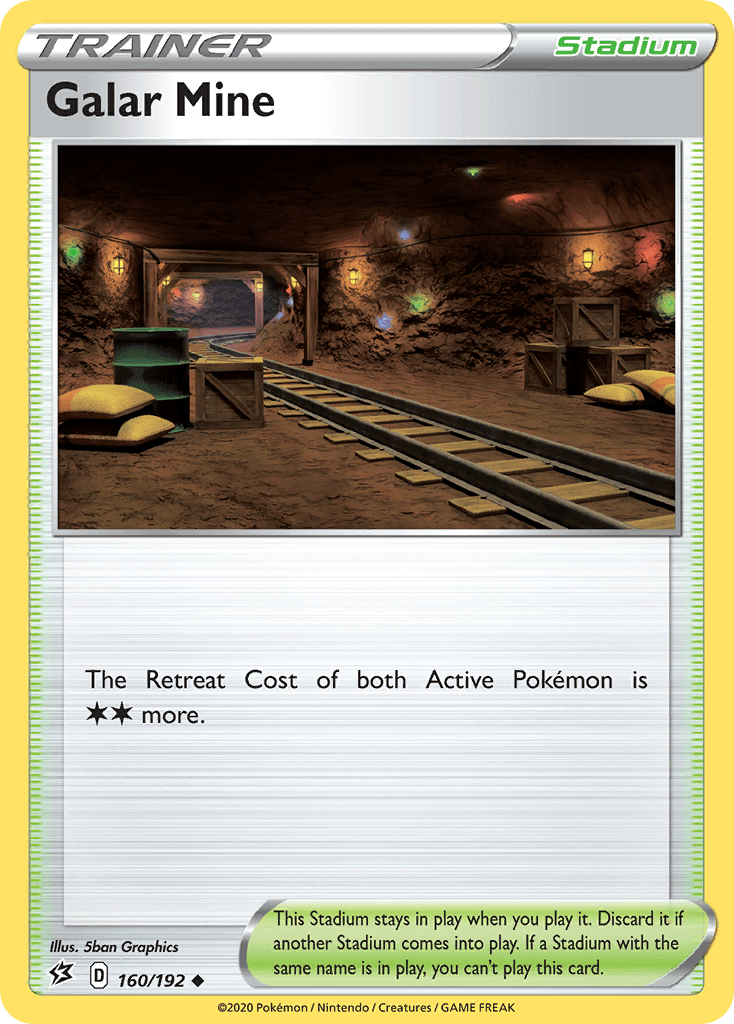 Galar Mine Pokémon card