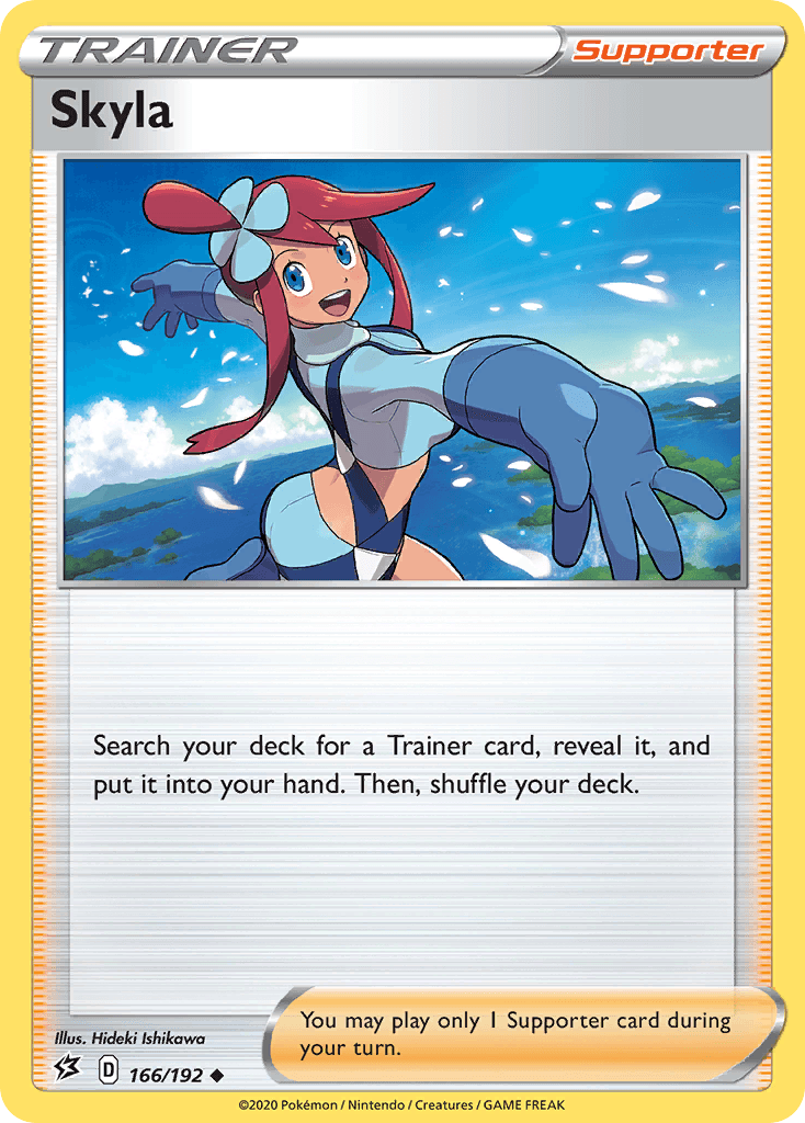 Skyla Pokémon card