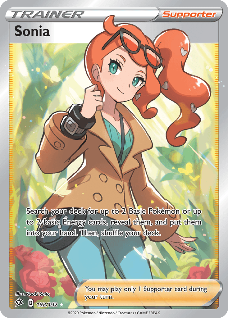 Sonia Pokémon card