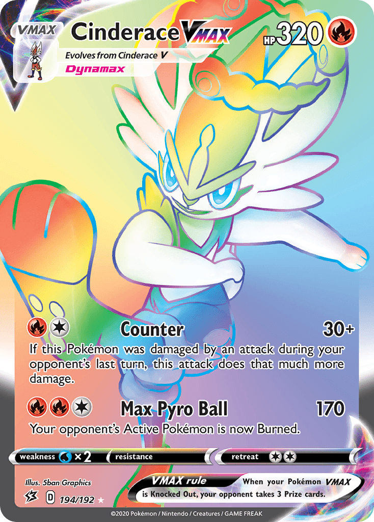 Cinderace VMAX — Gen 8