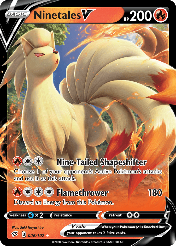 Ninetales V from Rebel Clash