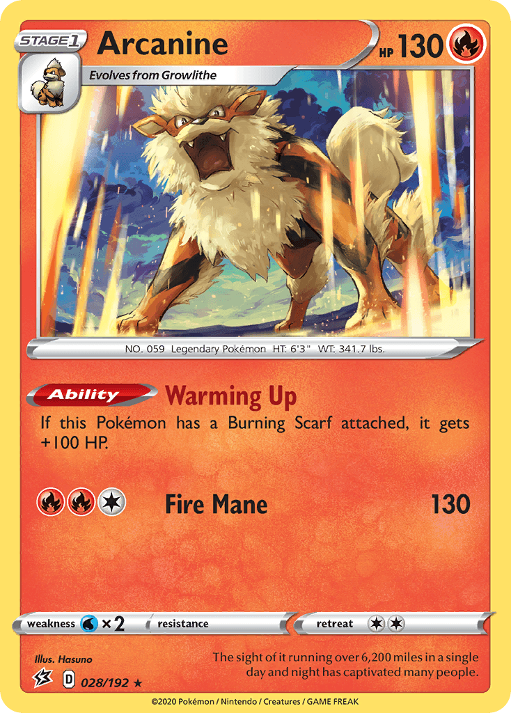 Arcanine from Rebel Clash