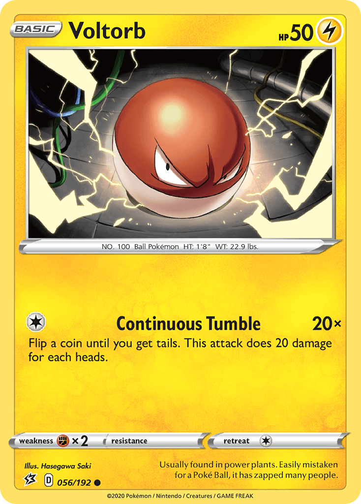 Voltorb Pokémon card