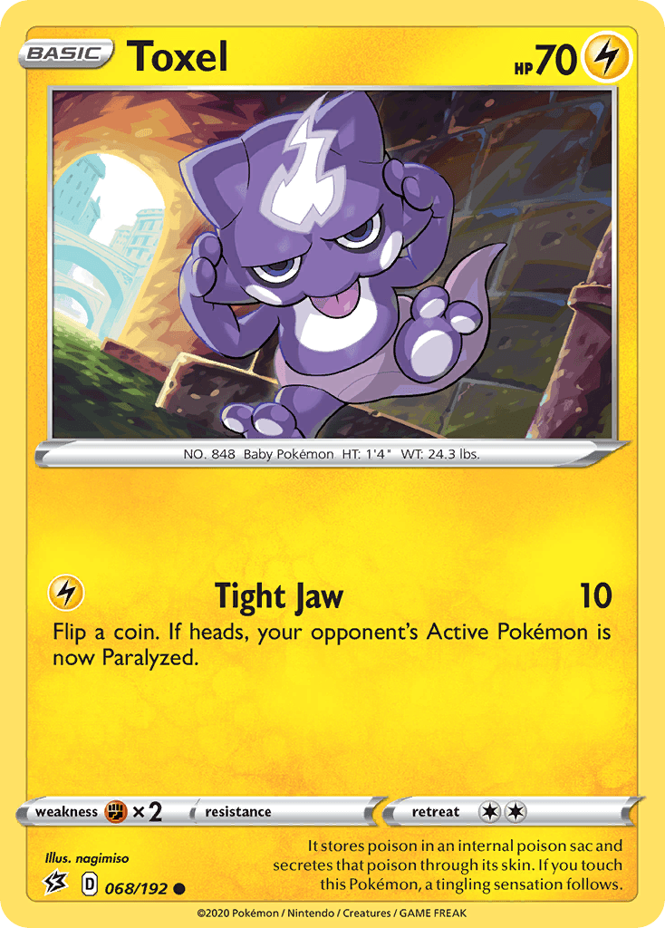 Toxel Pokémon card
