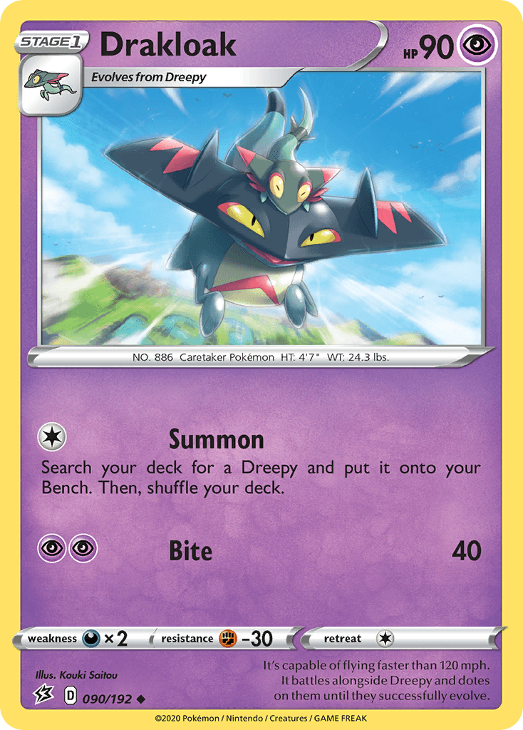 Drakloak Pokémon card